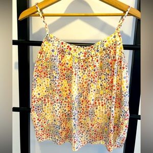 ❤️ Cotton linen camisole with gathering GAP